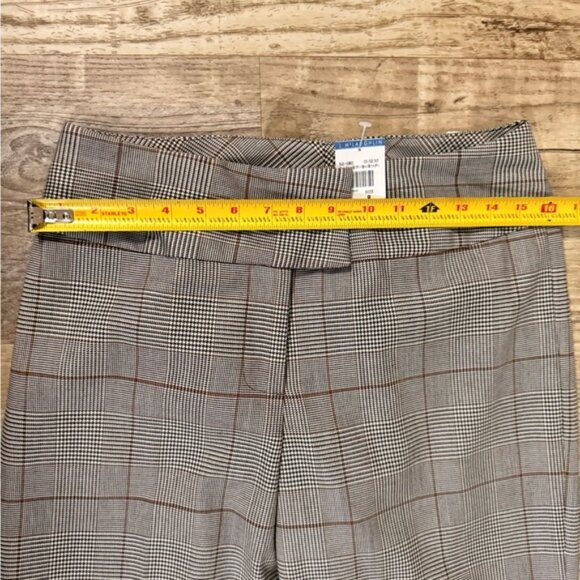 J. McLaughlin Multicolor Wool Lined Plaid Trouser Pants Size 8 - Picture 5 of 8
